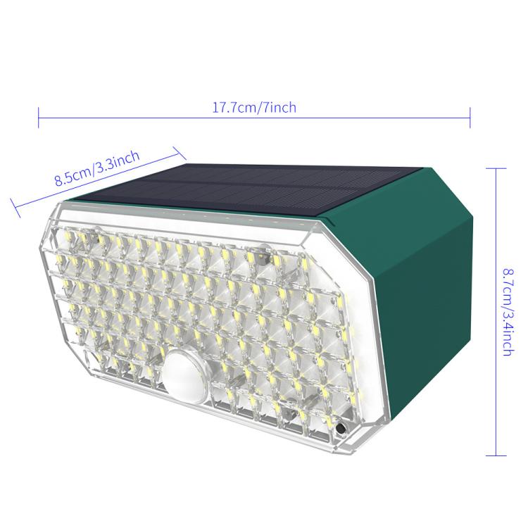 ไฟผนังเซ็นเซอร์สีคู่โซลาร์เซลล์ LED กำลังสูง N776B