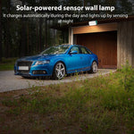 ไฟผนังเซ็นเซอร์สีคู่โซลาร์เซลล์ LED กำลังสูง N776B
