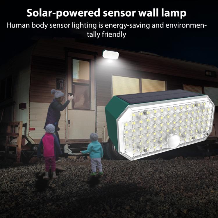 ไฟผนังเซ็นเซอร์สีคู่โซลาร์เซลล์ LED กำลังสูง N776B