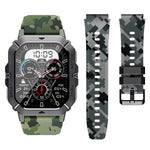 xDfind Camouflage Silicone Watch Band, 22mm