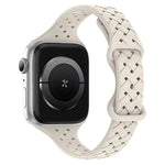 สายรัดนาฬิกาซิลิโคนถักหัวเข็มขัดผีเสื้อ xDfind สำหรับ Apple Watch ขนาด 42 / 44 / 45 / 46 / 49 มม., สำหรับ Apple Watch ขนาด 38 / 40 / 41 / S10 42 มม.