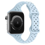 สายรัดนาฬิกาซิลิโคนถักหัวเข็มขัดผีเสื้อ xDfind สำหรับ Apple Watch ขนาด 42 / 44 / 45 / 46 / 49 มม., สำหรับ Apple Watch ขนาด 38 / 40 / 41 / S10 42 มม.