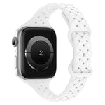 สายรัดนาฬิกาซิลิโคนถักหัวเข็มขัดผีเสื้อ xDfind สำหรับ Apple Watch ขนาด 42 / 44 / 45 / 46 / 49 มม., สำหรับ Apple Watch ขนาด 38 / 40 / 41 / S10 42 มม.