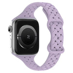 สายรัดนาฬิกาซิลิโคนถักหัวเข็มขัดผีเสื้อ xDfind สำหรับ Apple Watch ขนาด 42 / 44 / 45 / 46 / 49 มม., สำหรับ Apple Watch ขนาด 38 / 40 / 41 / S10 42 มม.