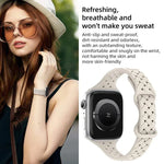 สายรัดนาฬิกาซิลิโคนถักหัวเข็มขัดผีเสื้อ xDfind สำหรับ Apple Watch ขนาด 42 / 44 / 45 / 46 / 49 มม., สำหรับ Apple Watch ขนาด 38 / 40 / 41 / S10 42 มม.