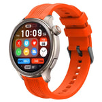 xDfind Black Buckle Silicone Watch Band, For Amazfit Balance