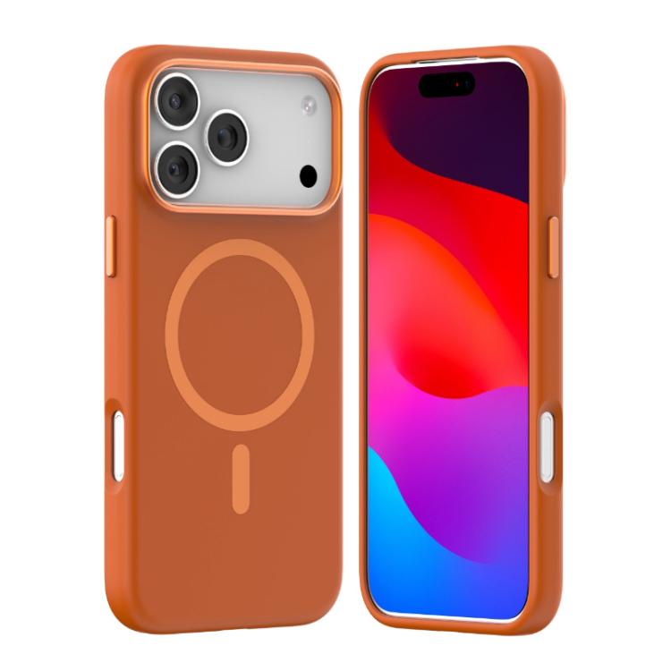เคสโทรศัพท์ซิลิโคนเหลว Mutural Karen Series MagSafe สำหรับ iPhone 17 Pro Max, สำหรับ iPhone 17 Pro