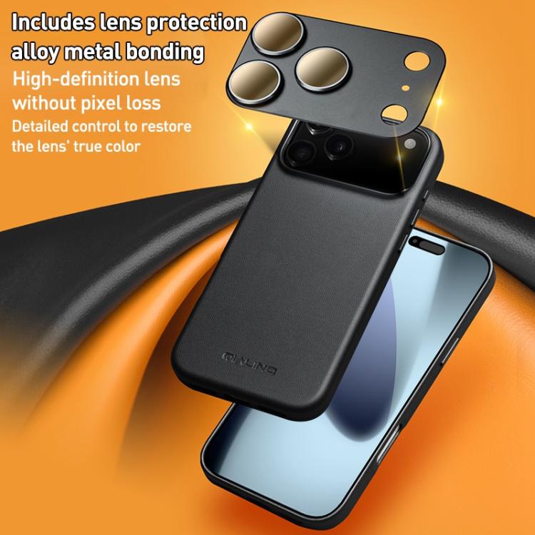 เคสโทรศัพท์หนังเทคโนโลยี QIALINO MagSafe สำหรับ iPhone 17 Pro Max, สำหรับ iPhone 17 Pro, สำหรับ iPhone 17, สำหรับ iPhone Air
