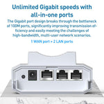 COMFAST CF-EW87 เราเตอร์ไร้สาย WiFi7 ความเร็ว 3600Mbps สองย่านความถี่ สำหรับใช้งานกลางแจ้ง ปลั๊ก AU, ปลั๊ก EU, ปลั๊ก US, ปลั๊ก UK