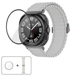 สายไนลอน Marine Loop พร้อมฟิล์มโค้ง 3D สำหรับ Samsung Galaxy Watch Ultra 2025, สำหรับ Samsung Galaxy Watch Ultra 47mm