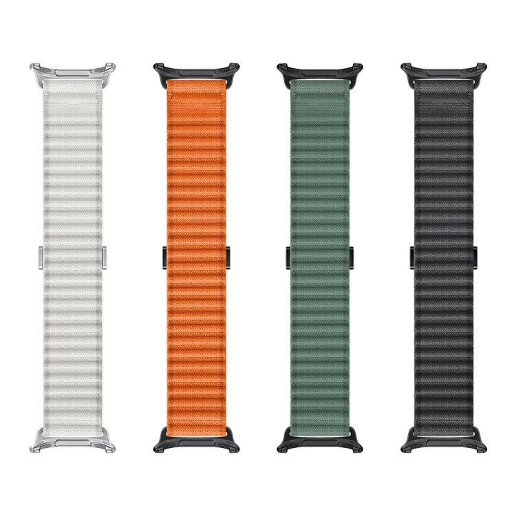 สายไนลอน Marine Loop พร้อมฟิล์มโค้ง 3D สำหรับ Samsung Galaxy Watch Ultra 2025, สำหรับ Samsung Galaxy Watch Ultra 47mm