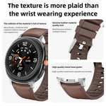 สายหนังซิลิโคนพร้อมฟิล์มโค้ง 3D สำหรับ Samsung Galaxy Watch8 Classic 46mm, สำหรับ Samsung Galaxy Watch8 44mm, สำหรับ Samsung Galaxy Watch8 40mm