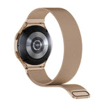 สายรัดนาฬิกาเหล็กสแตนเลสแม่เหล็กมิลานีสพร้อมฟิล์มโค้ง 3D สำหรับ Samsung Galaxy Watch FE 40mm, สำหรับ Samsung Galaxy Watch7 44mm, สำหรับ Samsung Galaxy Watch7 40mm, สำหรับ Samsung Galaxy Watch6 Classic 47mm, สำหรับ Samsung Galaxy Watch6 44mm