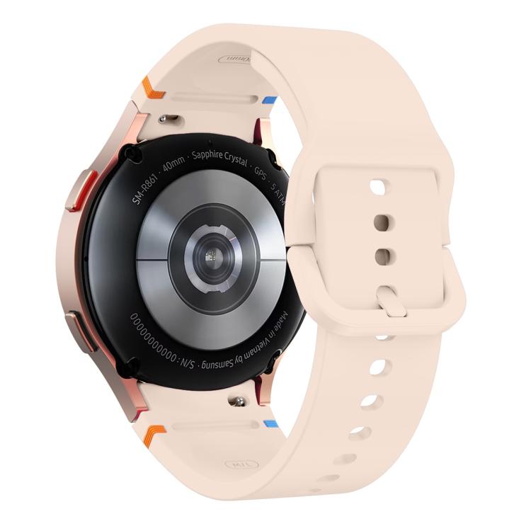สายซิลิโคนเย็บลายเรียบพร้อมฟิล์มโค้ง 3D, สำหรับ Samsung Galaxy Watch FE 40mm, สำหรับ Samsung Galaxy Watch7 44mm, สำหรับ Samsung Galaxy Watch7 40mm, สำหรับ Samsung Galaxy Watch6 Classic 47mm