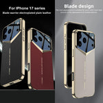 เคสโทรศัพท์หนังเรียบ GKK Blade Phantom สำหรับ iPhone 17 Pro Max, สำหรับ iPhone 17 Pro