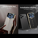 เคสโทรศัพท์หนังเรียบ GKK Blade Phantom สำหรับ iPhone 17 Pro Max, สำหรับ iPhone 17 Pro