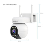 Srihome SH051 กล้อง PTZ ความละเอียด 4MP ซูมออปติคอล 5 เท่า HD, SH051