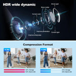 Srihome SH051 กล้อง PTZ ความละเอียด 4MP ซูมออปติคอล 5 เท่า HD, SH051