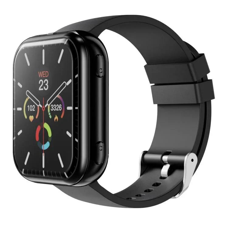 T1 TWS Headphones Smart Watch, 1.8 inch Square Screen, Support Bluetooth Call / Heart Rate