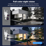 Srihome SH063 กล้องวงจรปิดพาโนรามาความละเอียด 4MP เลนส์คู่ HD, SH063