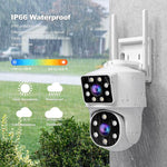 Srihome SH063 กล้องวงจรปิดพาโนรามาความละเอียด 4MP เลนส์คู่ HD, SH063