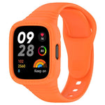 xDfind Solid Color Integrated Silicone Watch Band, For Xiaomi Redmi Watch 3