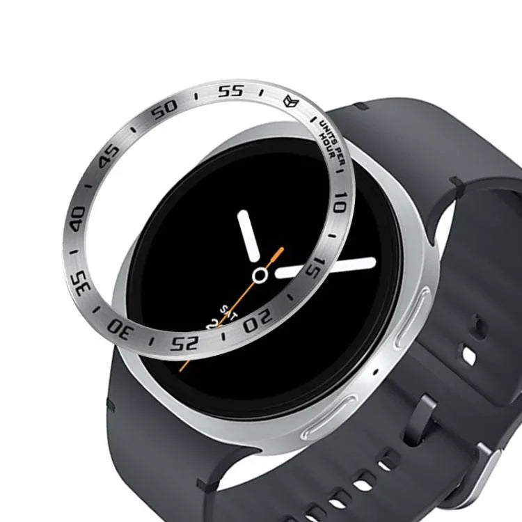 กรอบป้องกันนาฬิกาอัจฉริยะวงแหวนโลหะ ขนาด A Style สำหรับ Samsung Galaxy Watch8 Classic 46mm, Samsung Galaxy Watch8 44mm, Samsung Galaxy Watch8 40mm