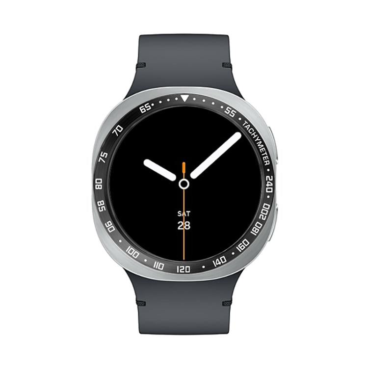 กรอบป้องกันนาฬิกาอัจฉริยะวงแหวนโลหะ ขนาด E Style สำหรับ Samsung Galaxy Watch8 Classic 46mm, Samsung Galaxy Watch8 44mm, Samsung Galaxy Watch8 40mm