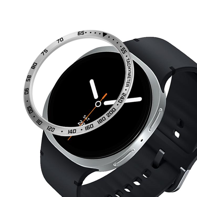 กรอบป้องกันนาฬิกาอัจฉริยะวงแหวนโลหะ ขนาด E Style สำหรับ Samsung Galaxy Watch8 Classic 46mm, Samsung Galaxy Watch8 44mm, Samsung Galaxy Watch8 40mm