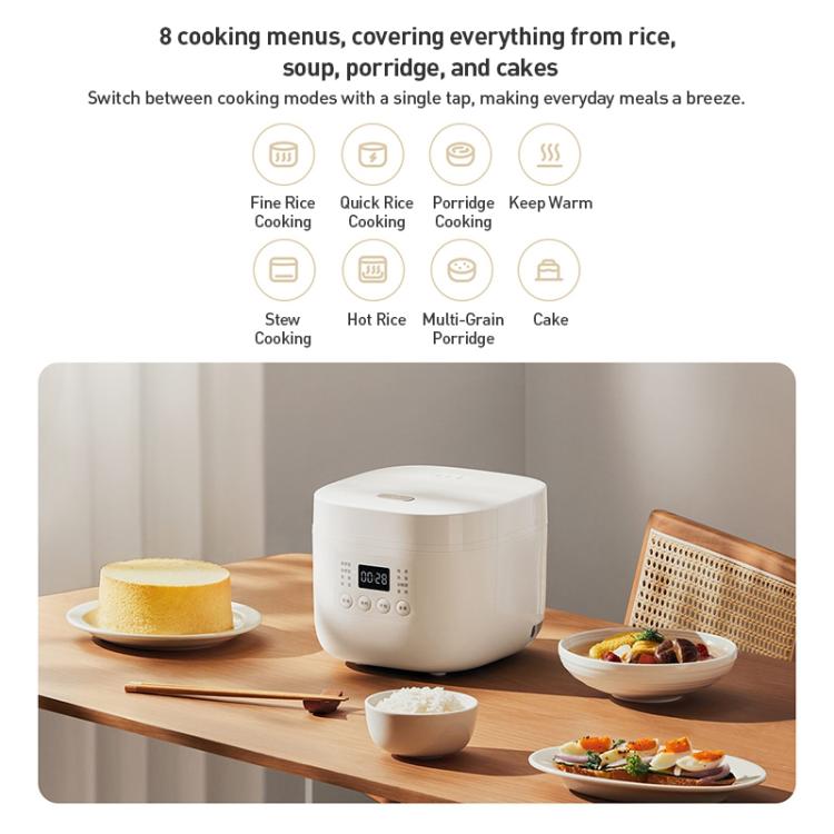 หม้อหุงข้าวอัจฉริยะ Xiaomi Mijia รุ่น N1 ของแท้ ปลั๊ก CN ความจุ 1.6L