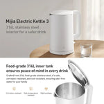 กาต้มน้ำไฟฟ้า Xiaomi Mijia 1.7 ลิตร 1800W รุ่น 3 ปลั๊ก CN, กาต้มน้ำไฟฟ้า รุ่น 3