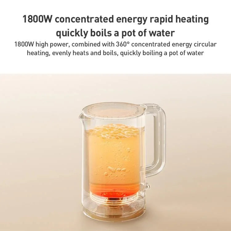 กาต้มน้ำไฟฟ้า Xiaomi Mijia 1.7 ลิตร 1800W รุ่น 3 ปลั๊ก CN, กาต้มน้ำไฟฟ้า รุ่น 3