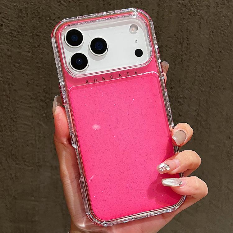 เคสโทรศัพท์ผสม TPU + PC ผงกลิตเตอร์ 3-in-1 สำหรับ iPhone 17 Pro Max, สำหรับ iPhone 17 Pro