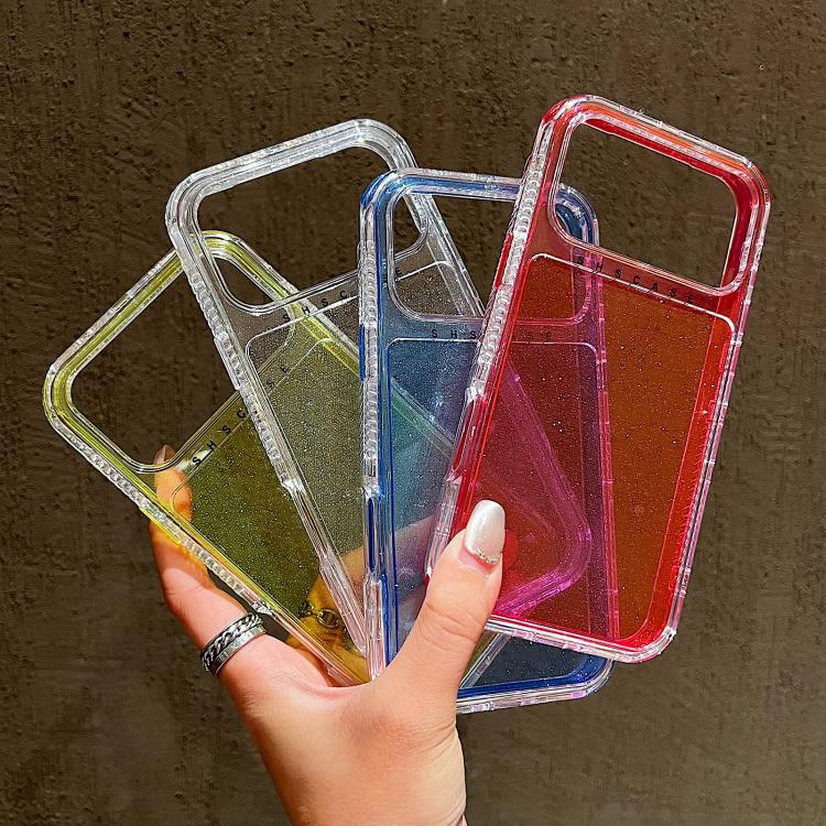 เคสโทรศัพท์ผสม TPU + PC ผงกลิตเตอร์ 3-in-1 สำหรับ iPhone 17 Pro Max, สำหรับ iPhone 17 Pro