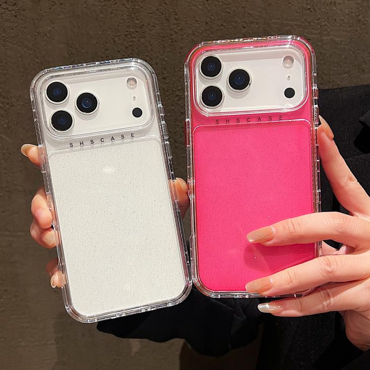 เคสโทรศัพท์ผสม TPU + PC ผงกลิตเตอร์ 3-in-1 สำหรับ iPhone 17 Pro Max, สำหรับ iPhone 17 Pro