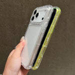 เคสโทรศัพท์ผสม TPU + PC ผงกลิตเตอร์ 3-in-1 สำหรับ iPhone 17 Pro Max, สำหรับ iPhone 17 Pro