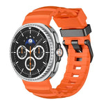 สายรัดนาฬิกาซิลิโคนหัวเข็มขัดสีดำ Wild Path สำหรับ Samsung Galaxy Watch8 / Watch8 Classic