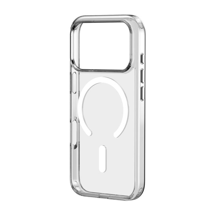 เคสโทรศัพท์ไฮบริด PC TPU ปุ่มโลหะ ZGA Magsafe โปร่งใส สำหรับ iPhone 17 Pro Max, สำหรับ iPhone 17 Pro, สำหรับ iPhone 17