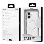 เคสโทรศัพท์ไฮบริด PC TPU ปุ่มโลหะ ZGA Magsafe โปร่งใส สำหรับ iPhone 17 Pro Max, สำหรับ iPhone 17 Pro, สำหรับ iPhone 17