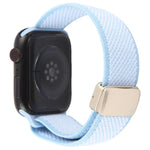 สายรัดนาฬิกาไนลอนยืดหยุ่นสองสีทวิลพร้อมหัวเข็มขัดแม่เหล็ก สำหรับ Apple Watch 46mm / 49mm / 45mm / 44mm, สำหรับ Apple Watch 42mm / 41mm / 40mm / 38mm