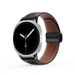 สายรัดนาฬิกาหนังแท้หัวเข็มขัดแม่เหล็ก DUX DUCIS YA Series สำหรับ Samsung Galaxy Watch8 / Watch8 Classic