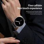 สายรัดนาฬิกาหนังแท้หัวเข็มขัดแม่เหล็ก DUX DUCIS YA Series สำหรับ Samsung Galaxy Watch8 / Watch8 Classic