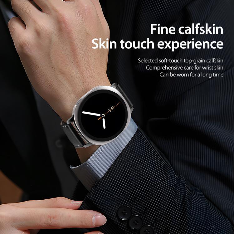 สายรัดนาฬิกาหนังแท้หัวเข็มขัดแม่เหล็ก DUX DUCIS YA Series สำหรับ Samsung Galaxy Watch8 / Watch8 Classic