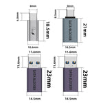 บล็อกป้องกันข้อมูลชาร์จ USB, USB-A ตัวเมียเป็น USB-A ตัวผู้, Type-C ตัวผู้เป็น USB-A ตัวเมีย, Type-C ตัวผู้เป็น Type-C ตัวเมีย, Type-C ตัวผู้เป็น USB-A ตัวผู้