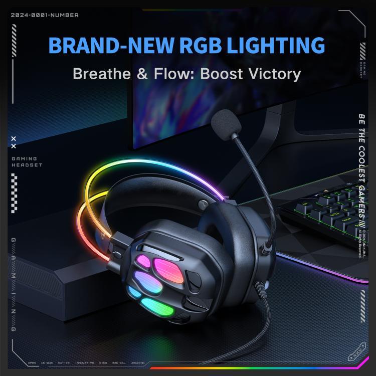 หูฟังมีสาย ONIKUMA X89 RGB พร้อมไมโครโฟน, รุ่น X89