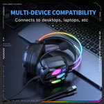 หูฟังมีสาย ONIKUMA X89 RGB พร้อมไมโครโฟน, รุ่น X89