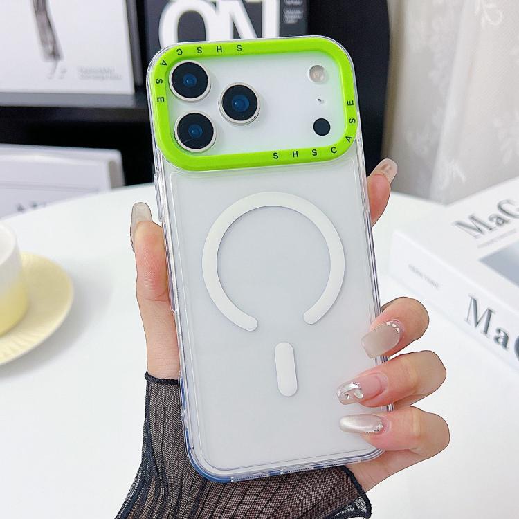 เคสโทรศัพท์ TPU โปร่งใสขอบกรอบเลนส์สีตัดกัน สำหรับ iPhone 17 Pro Max, สำหรับ iPhone 17 Pro