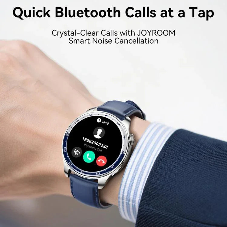 JOYROOM ซีรีส์คลาสสิก JR-FC3 สมาร์ทวอทช์โทร Bluetooth รองรับการตรวจวัดอัตราการเต้นของหัวใจ