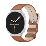 สายรัดนาฬิกาหนังวัวแท้ MIJOBS สำหรับ Samsung Galaxy Watch8 / Watch8 Classic