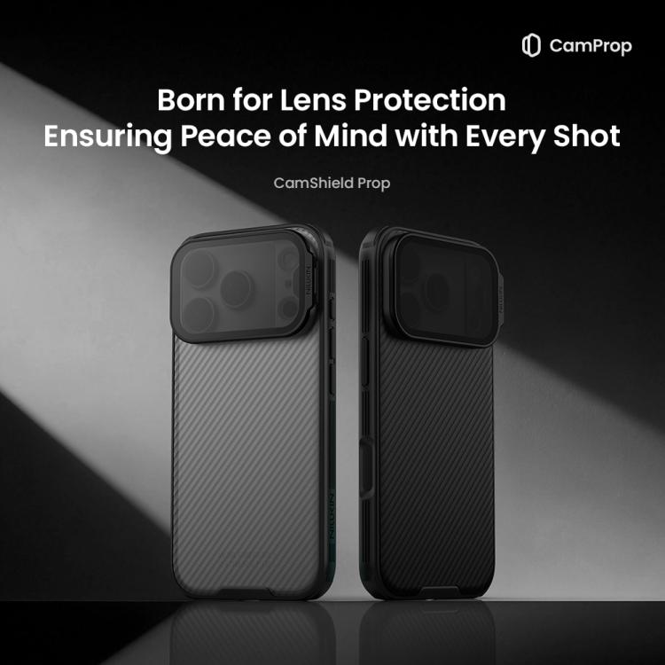 เคสโทรศัพท์ NILLKIN Black Mirror Prop CD Texture แบบโปร่งใสพร้อมกระจกเงา สำหรับ iPhone 17 Pro Max, สำหรับ iPhone 17 Pro